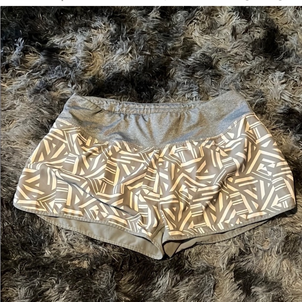 MPG Gray Athletic Shorts with Elastic Waistband
